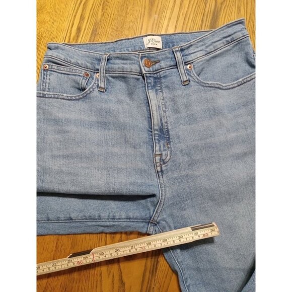 J.Crew Jeans Womens 30 BLUE SKINNY FLARE FLARED Preowned Summer Work Used Winter - Picture 4 of 8
